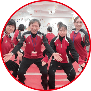 明るく楽しいスタッフが心まで元気にしてくれる。