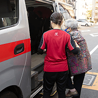 帰り支度～お見送り